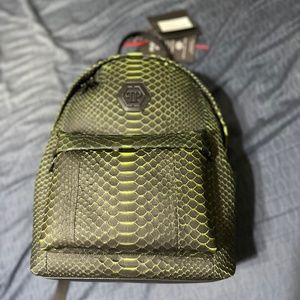 Phillip Plein original green Phyton effect bag